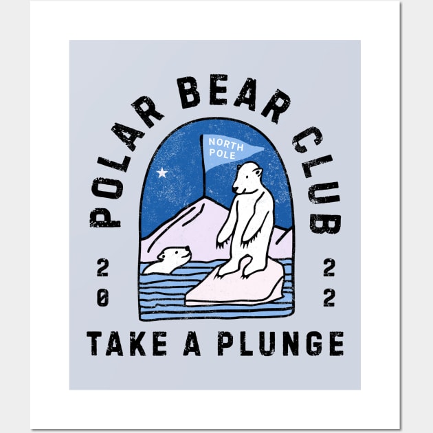 Polar Bear Club 2022 Wall Art by okpinsArtDesign